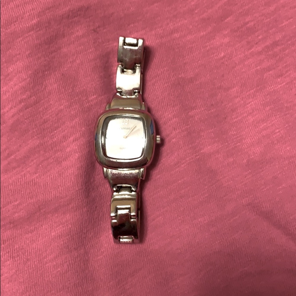 Silver watch